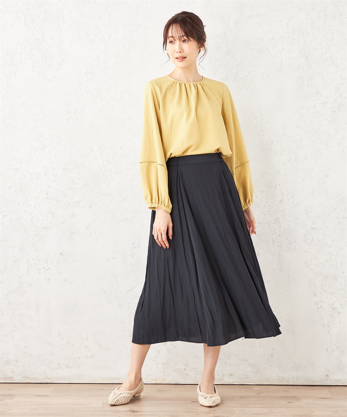 Petit Honfleur ギャザーブラウス_sub_14