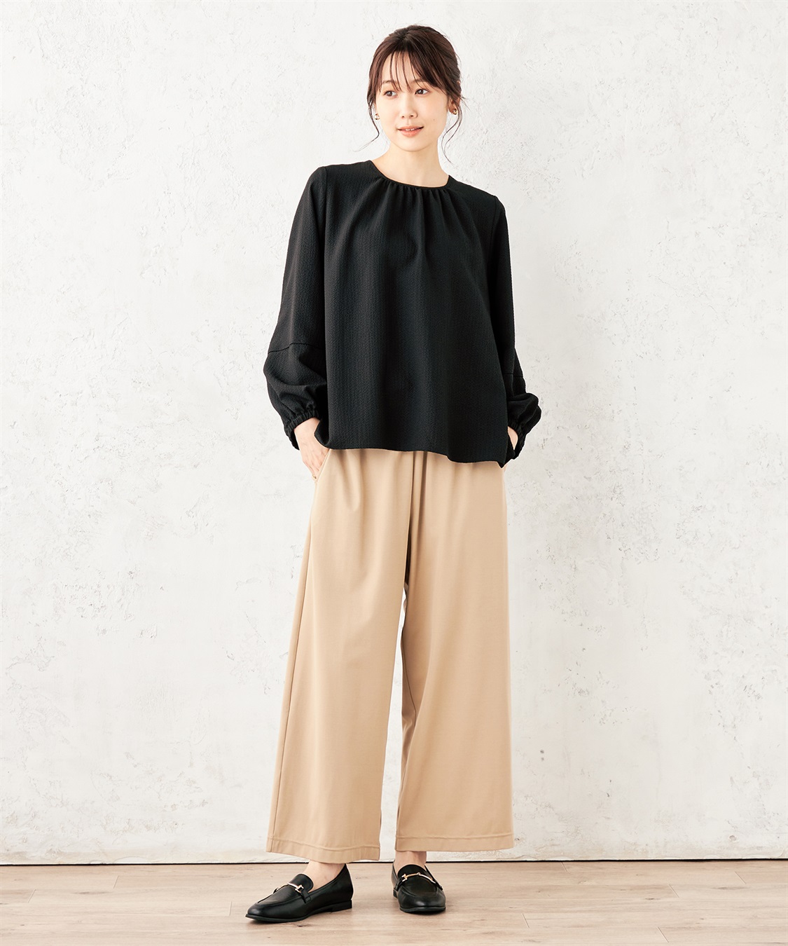 Petit Honfleur ギャザーブラウス_sub_17