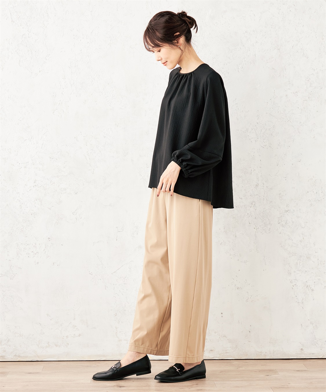 Petit Honfleur ギャザーブラウス_sub_18