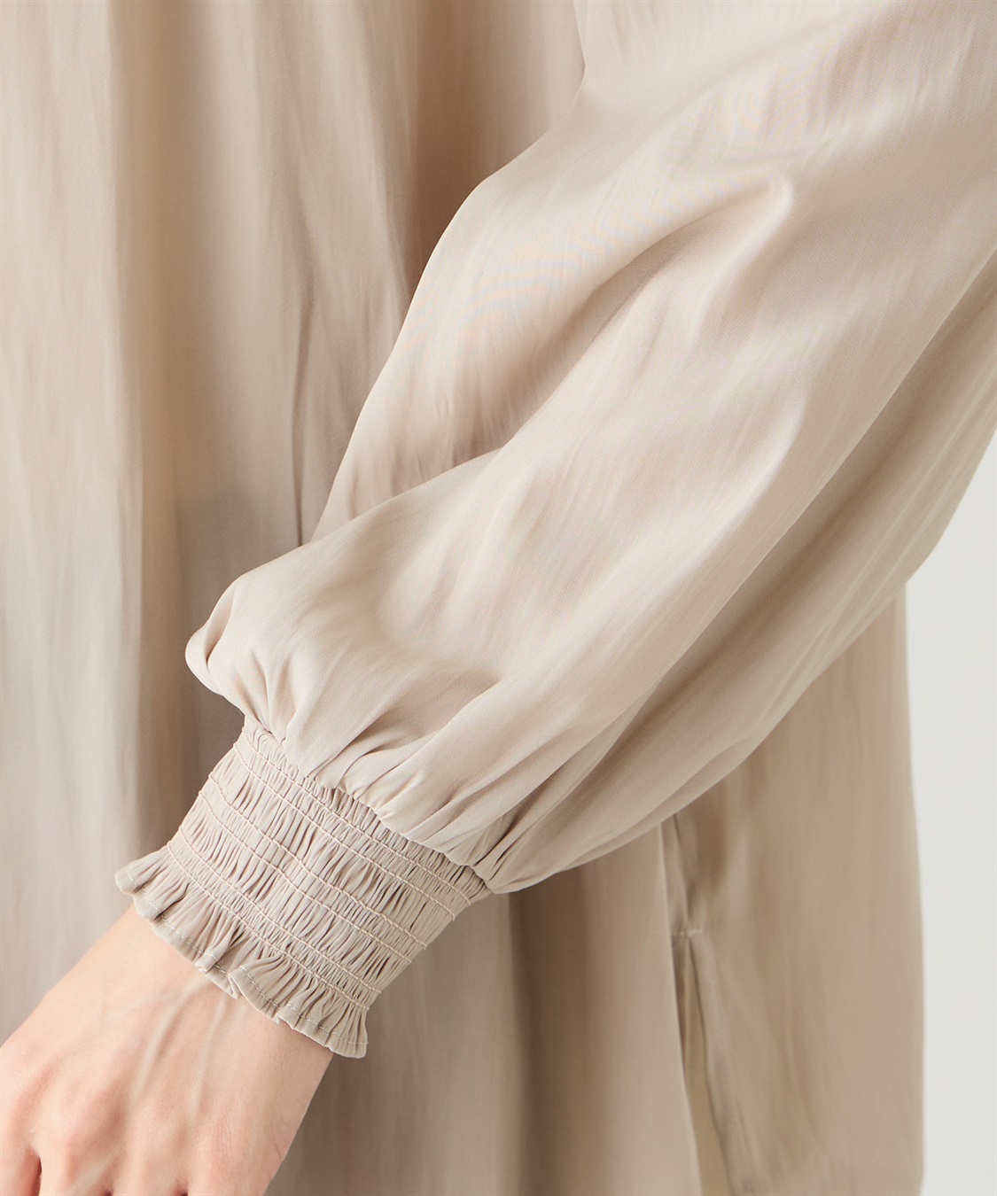 Petit Honfleur シャーリングブラウス_sub_5