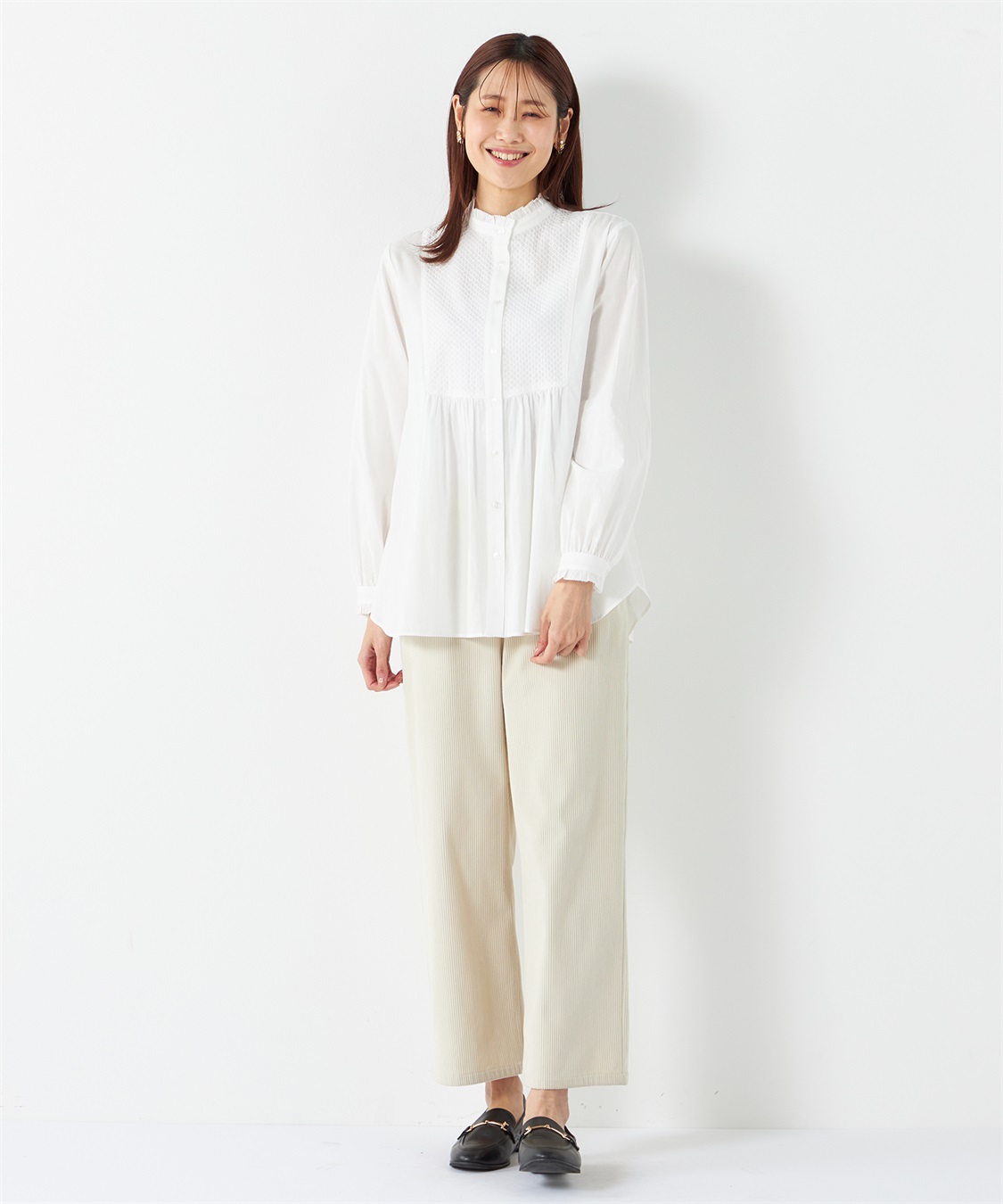 Petit Honfleur ヨーク刺しゅうブラウス_sub_18