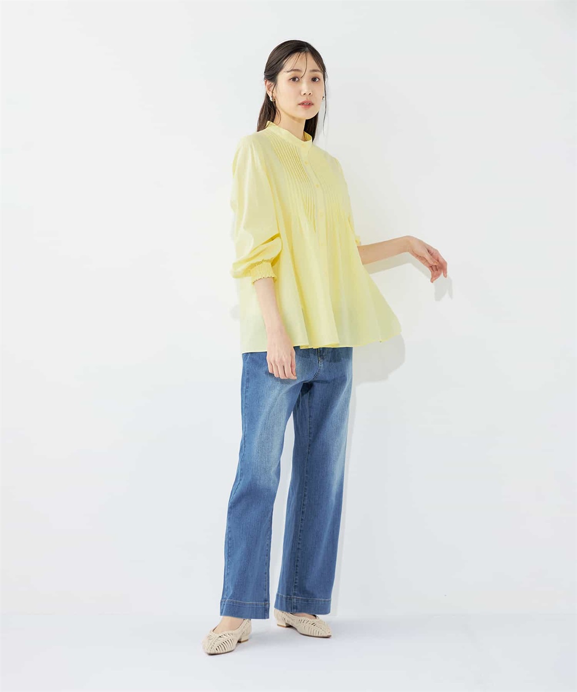 Petit Honfleur ピンタックブラウス_sub_18