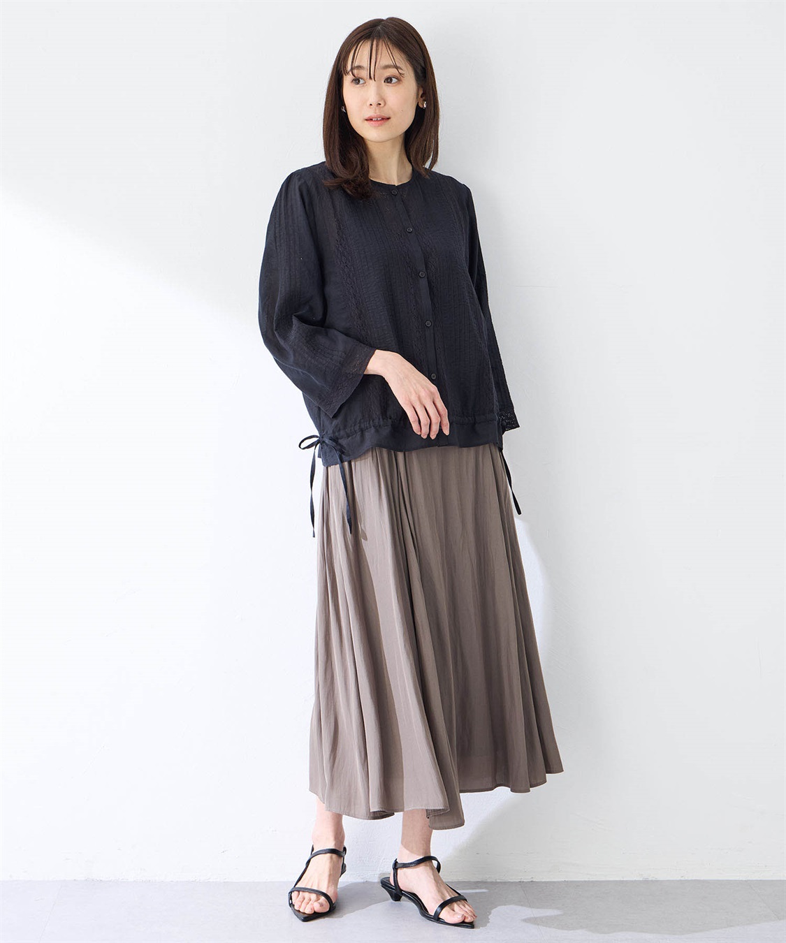 Petit Honfleur レースドロストブラウス_sub_9