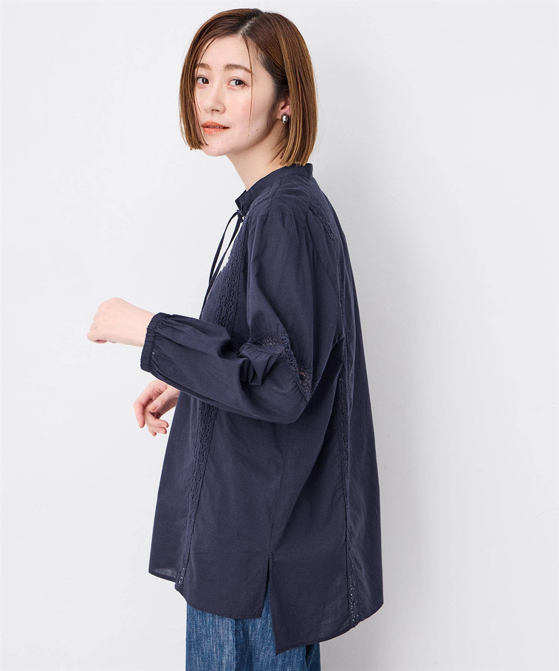 刺しゅうチュニックブラウス Petit Honfleur｜クロスプラス公式通販サイト