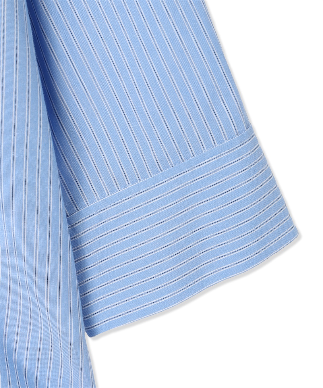 Petit Honfleur ストライプバンドカラーシャツ_sub_22