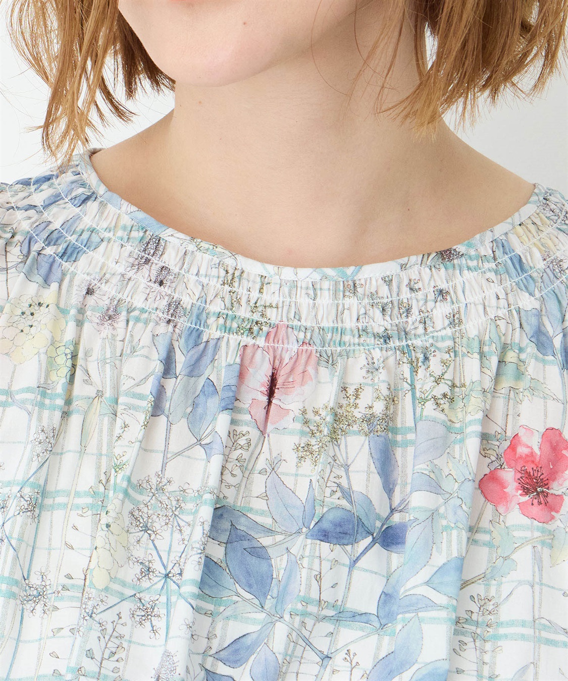 Petit Honfleur リバティプリントシャーリングブラウス_sub_6