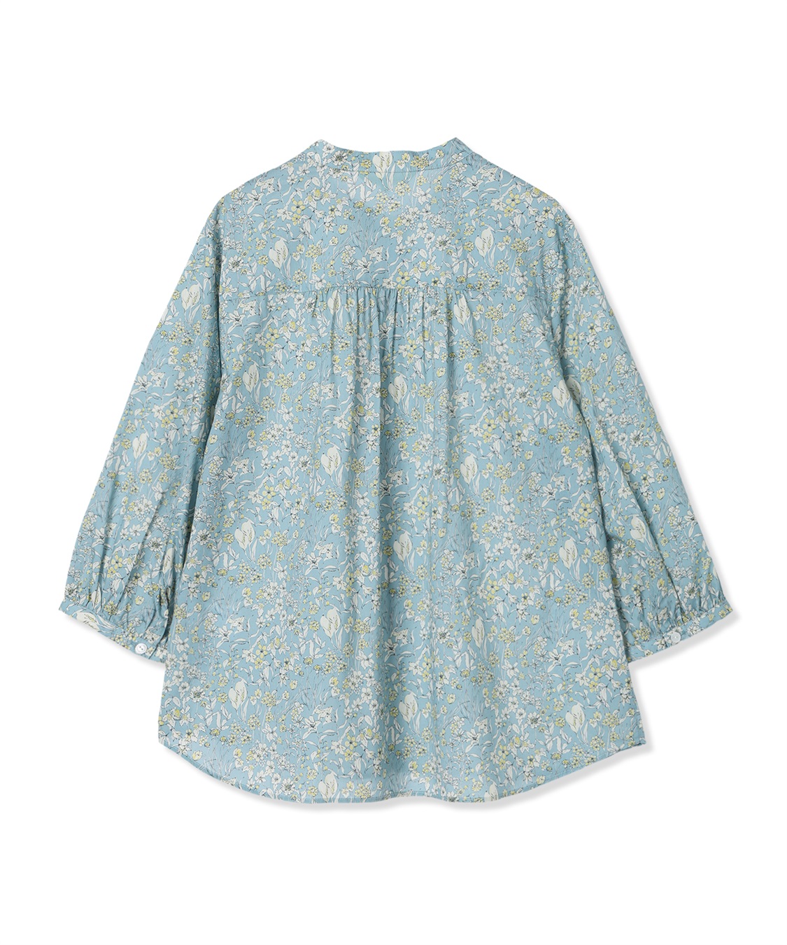 Petit Honfleur リバティプリントバンドカラーシャツ_sub_23