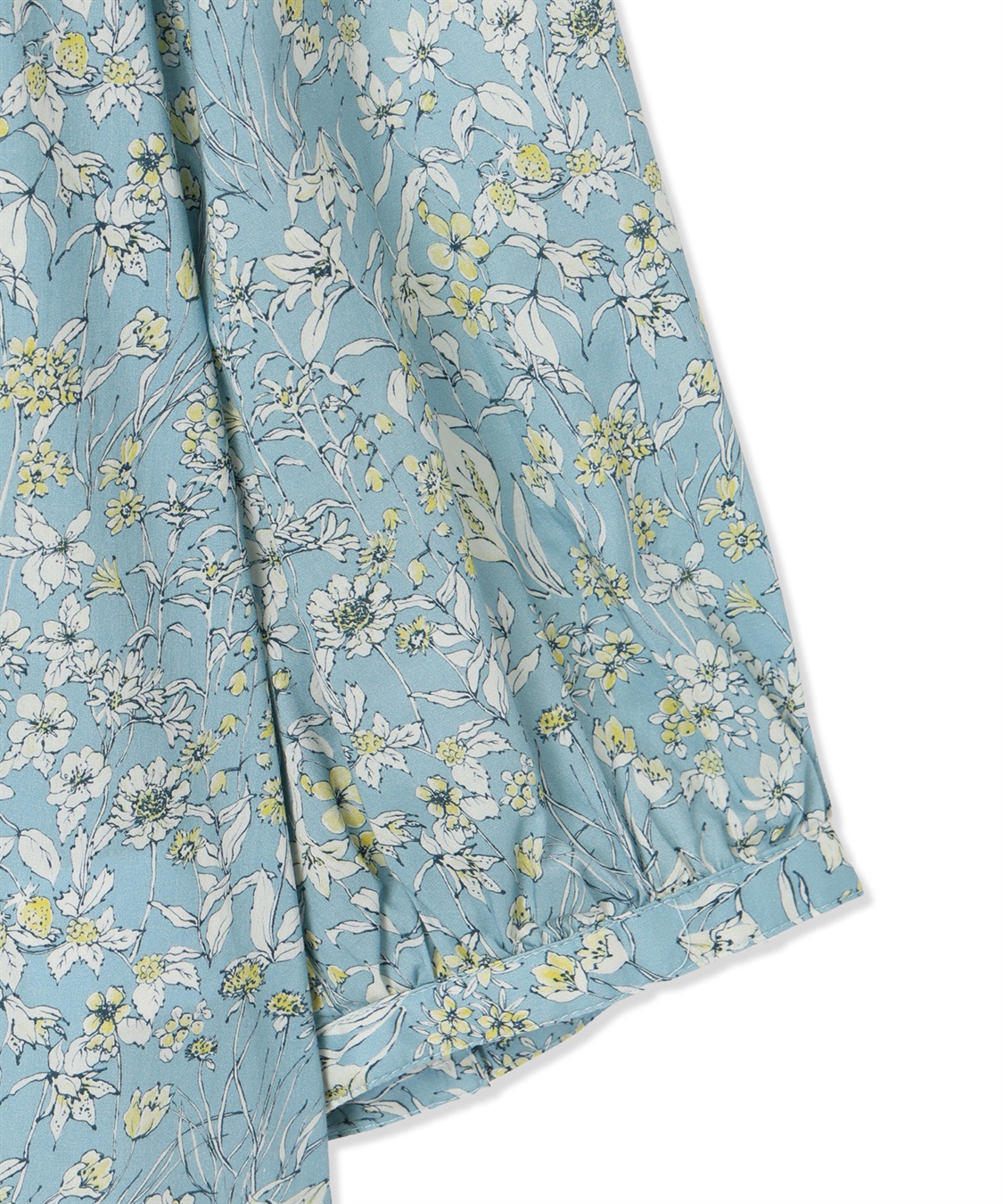 Petit Honfleur リバティプリントバンドカラーシャツ_sub_25