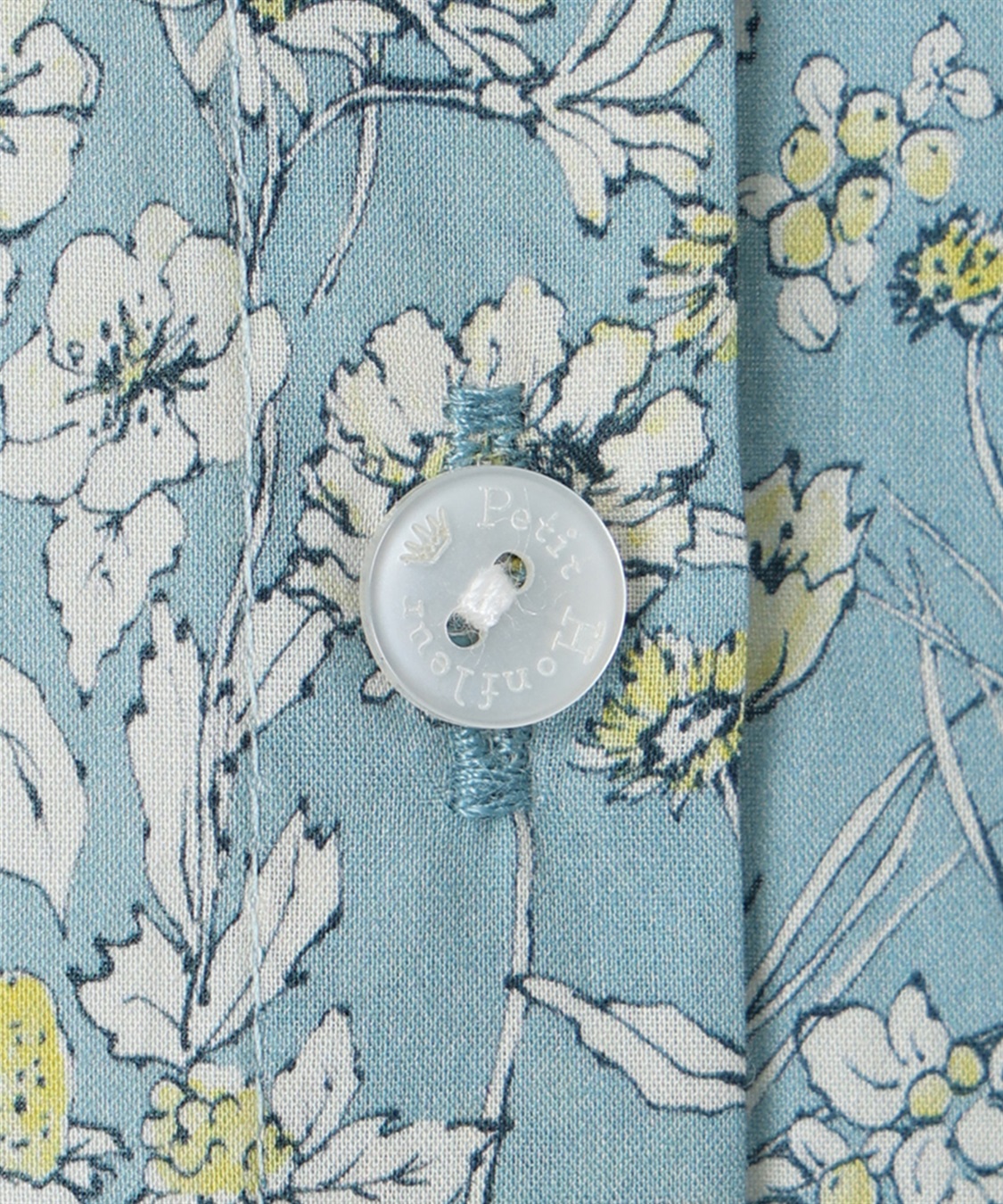 Petit Honfleur リバティプリントバンドカラーシャツ_sub_27