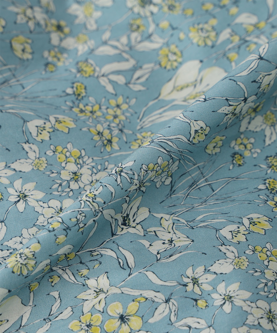 Petit Honfleur リバティプリントバンドカラーシャツ_sub_28