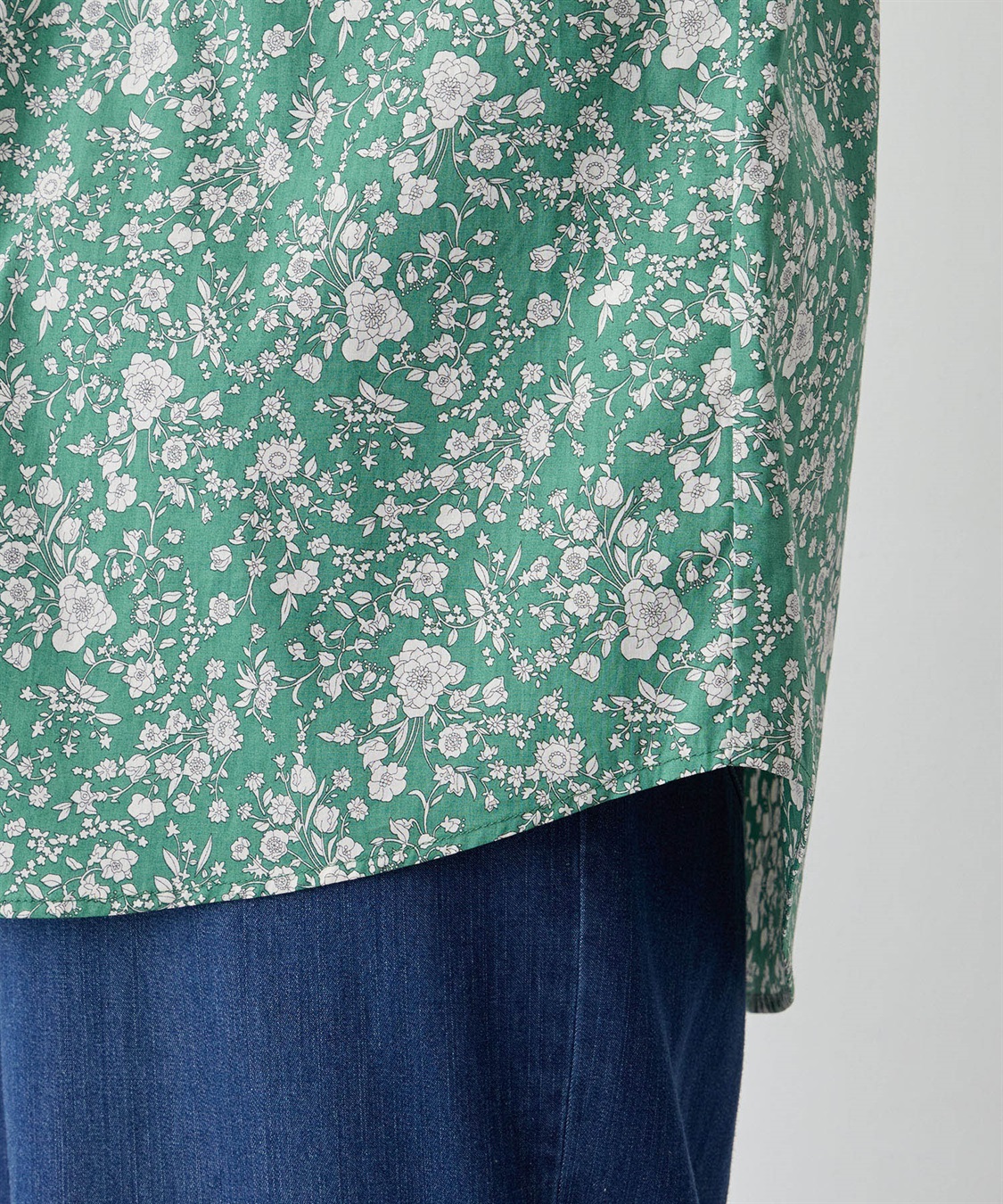 Petit Honfleur リバティプリントギャザーブラウス_sub_7