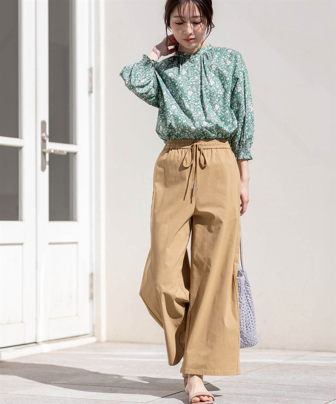 Petit Honfleur リバティプリントギャザーブラウス_sub_11