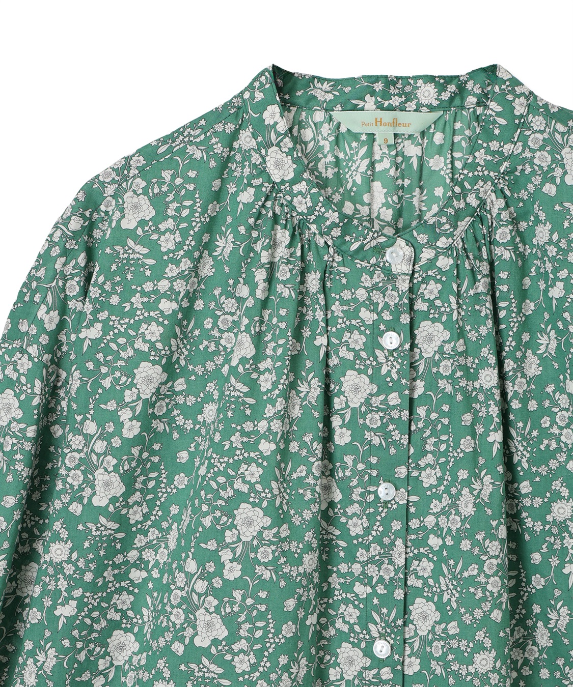 Petit Honfleur リバティプリントギャザーブラウス_sub_22