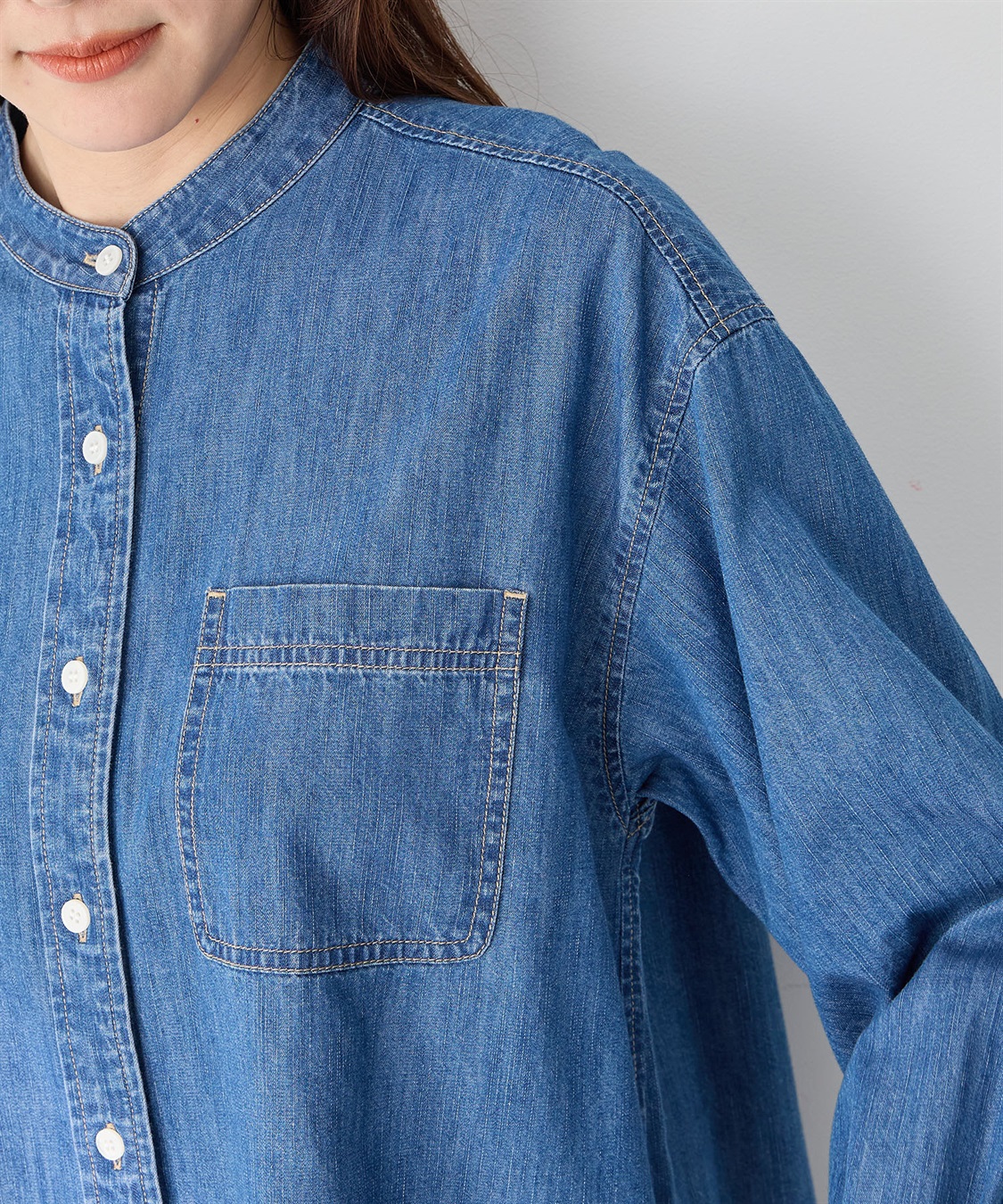 Petit Honfleur デニムシャツ_sub_5