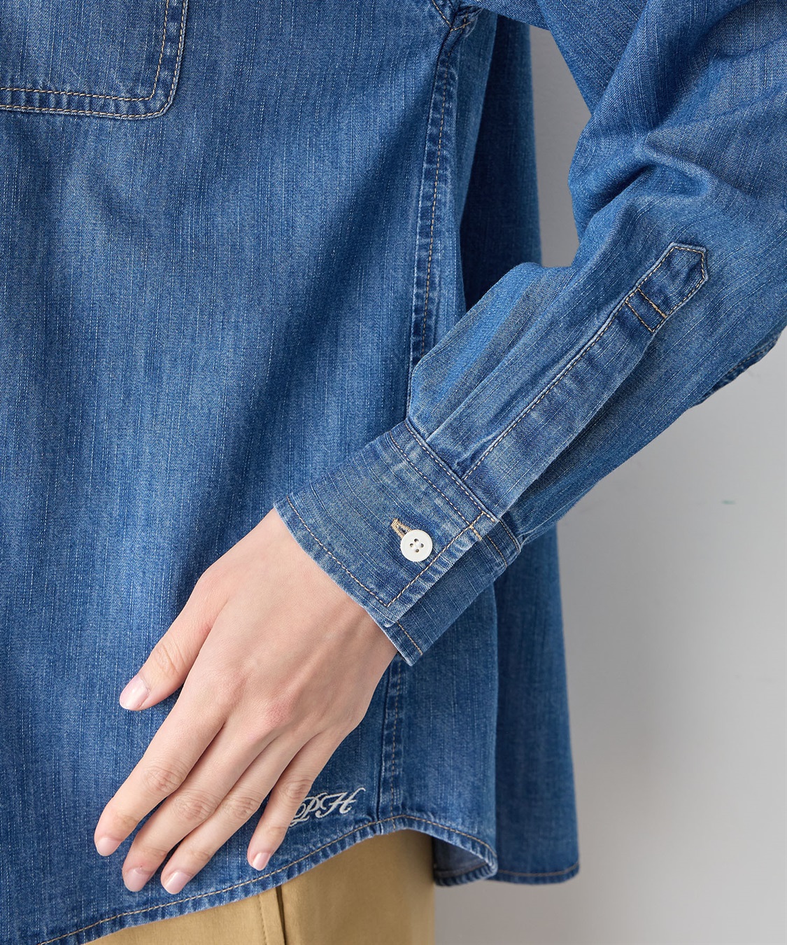 Petit Honfleur デニムシャツ_sub_6