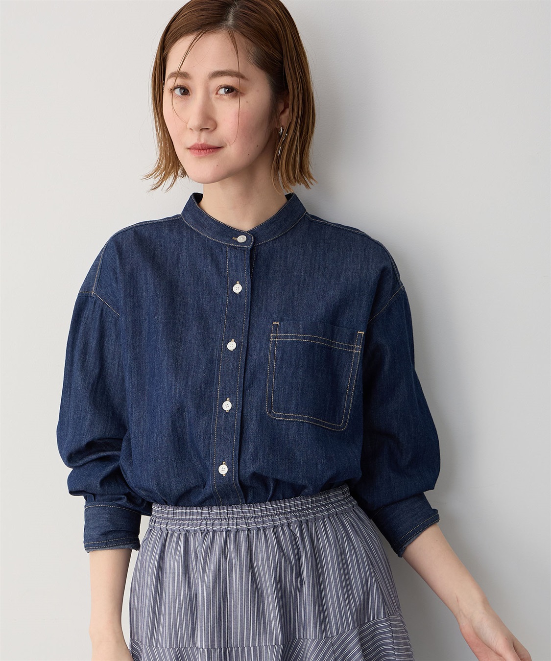 Petit Honfleur デニムシャツ_sub_9