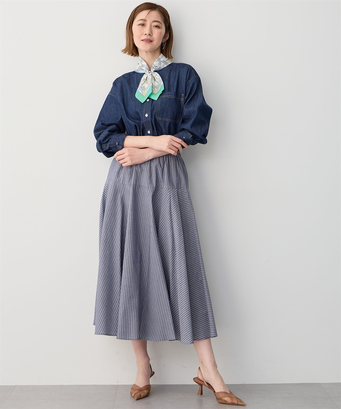 Petit Honfleur デニムシャツ_sub_11