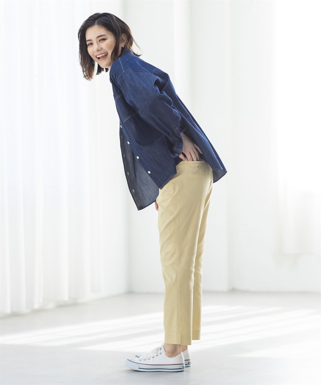 Petit Honfleur デニムシャツ_sub_13