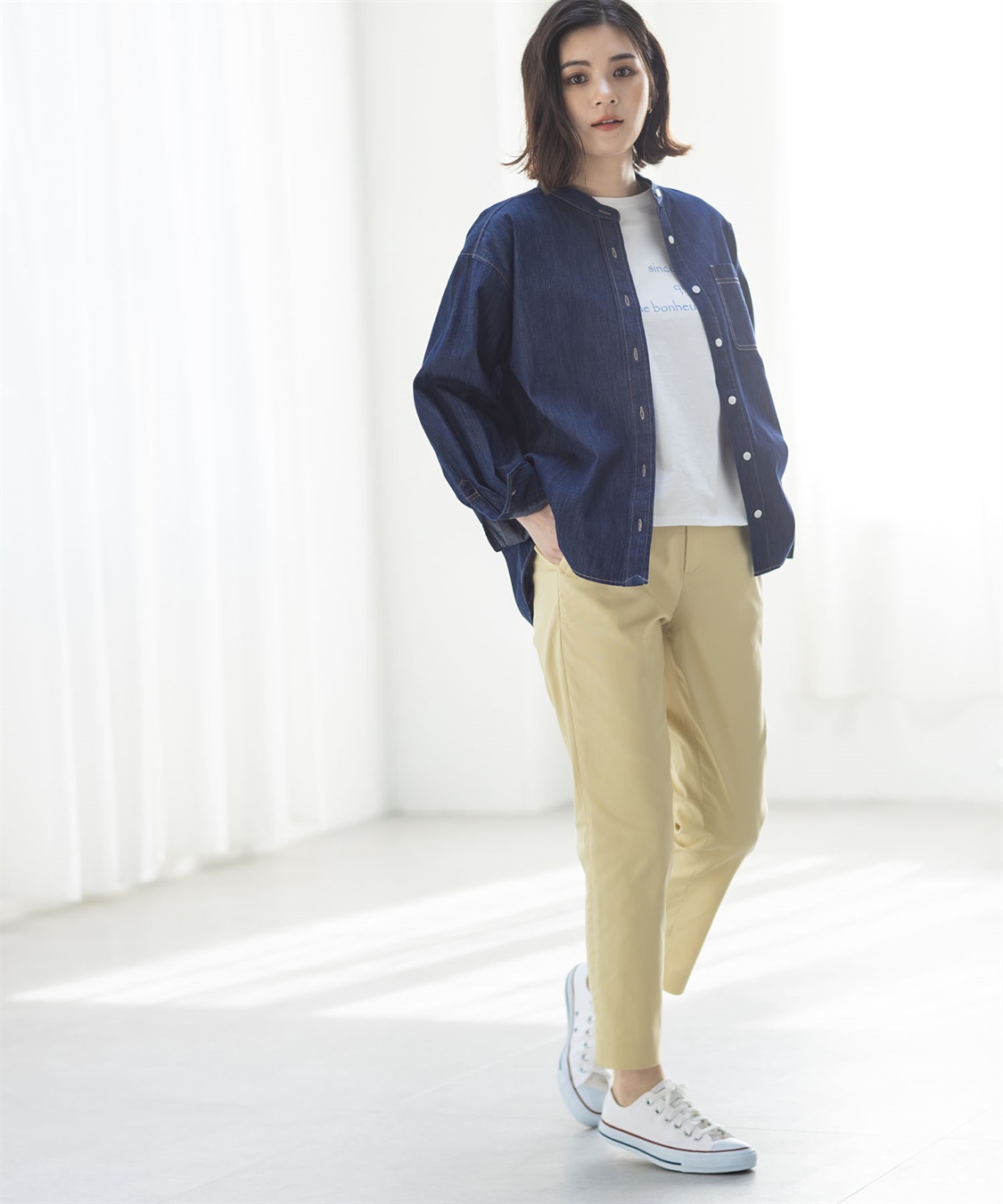 Petit Honfleur デニムシャツ_sub_14