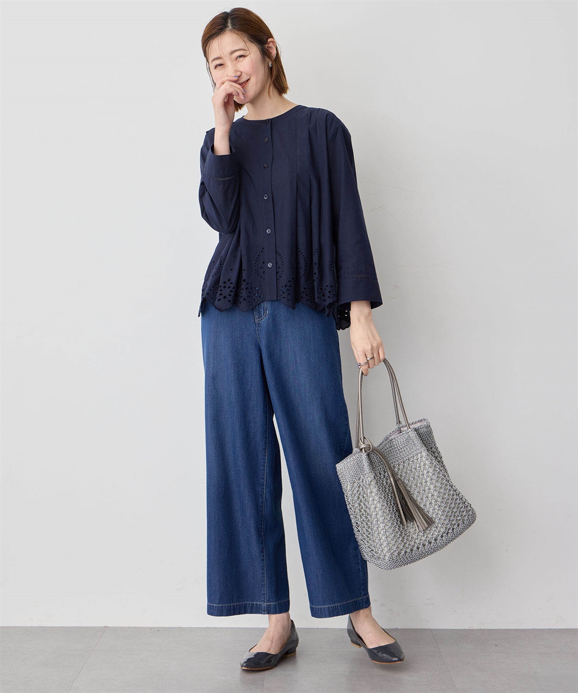 Petit Honfleur スカラップレースブラウス_sub_18