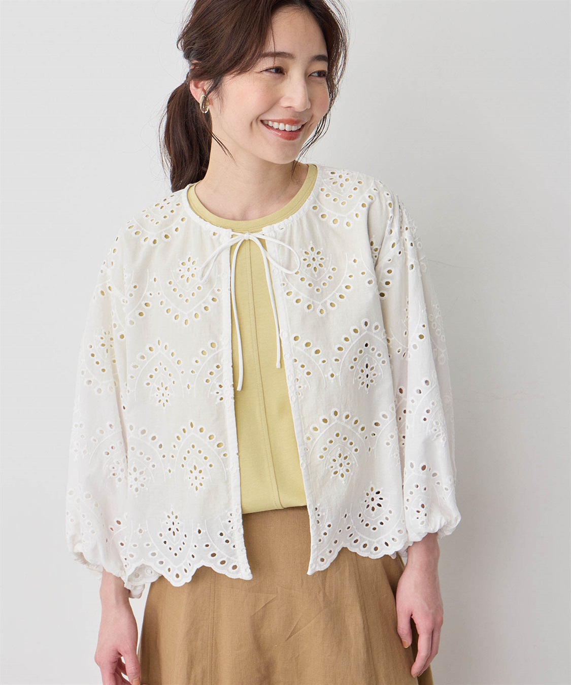 Petit Honfleur レースブラウス_sub_2