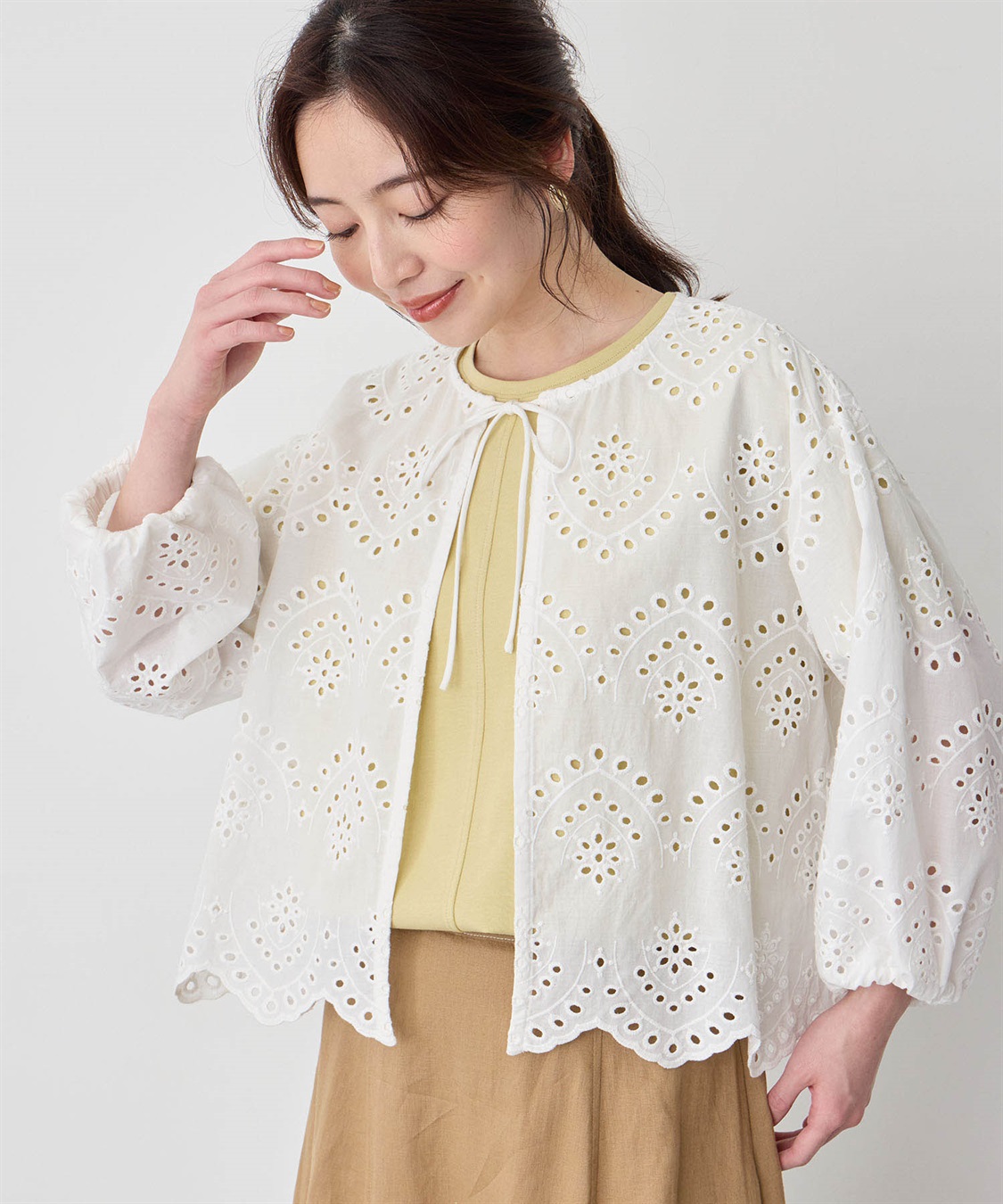 Petit Honfleur レースブラウス_sub_7
