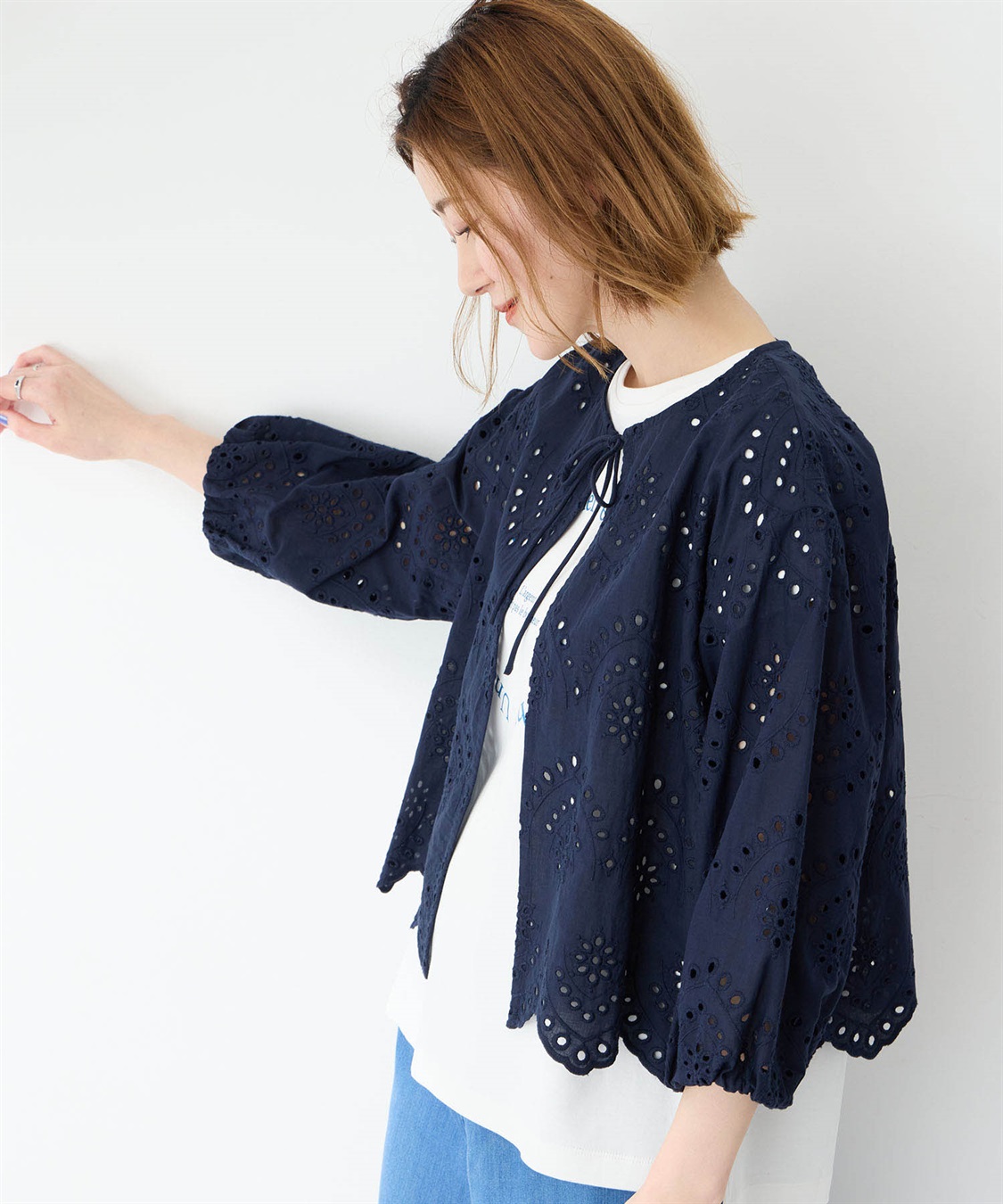 Petit Honfleur レースブラウス_sub_8
