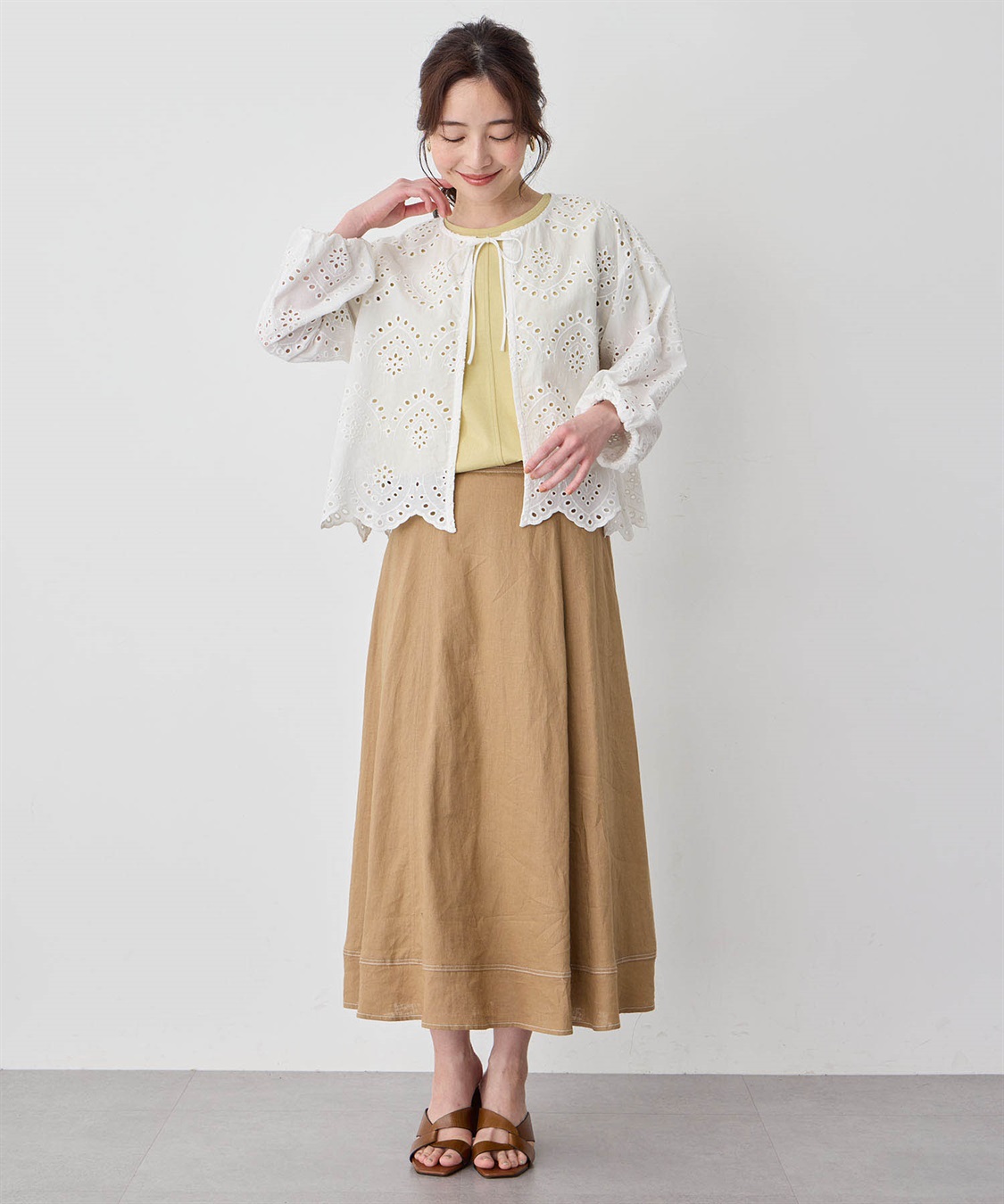 Petit Honfleur レースブラウス_sub_11