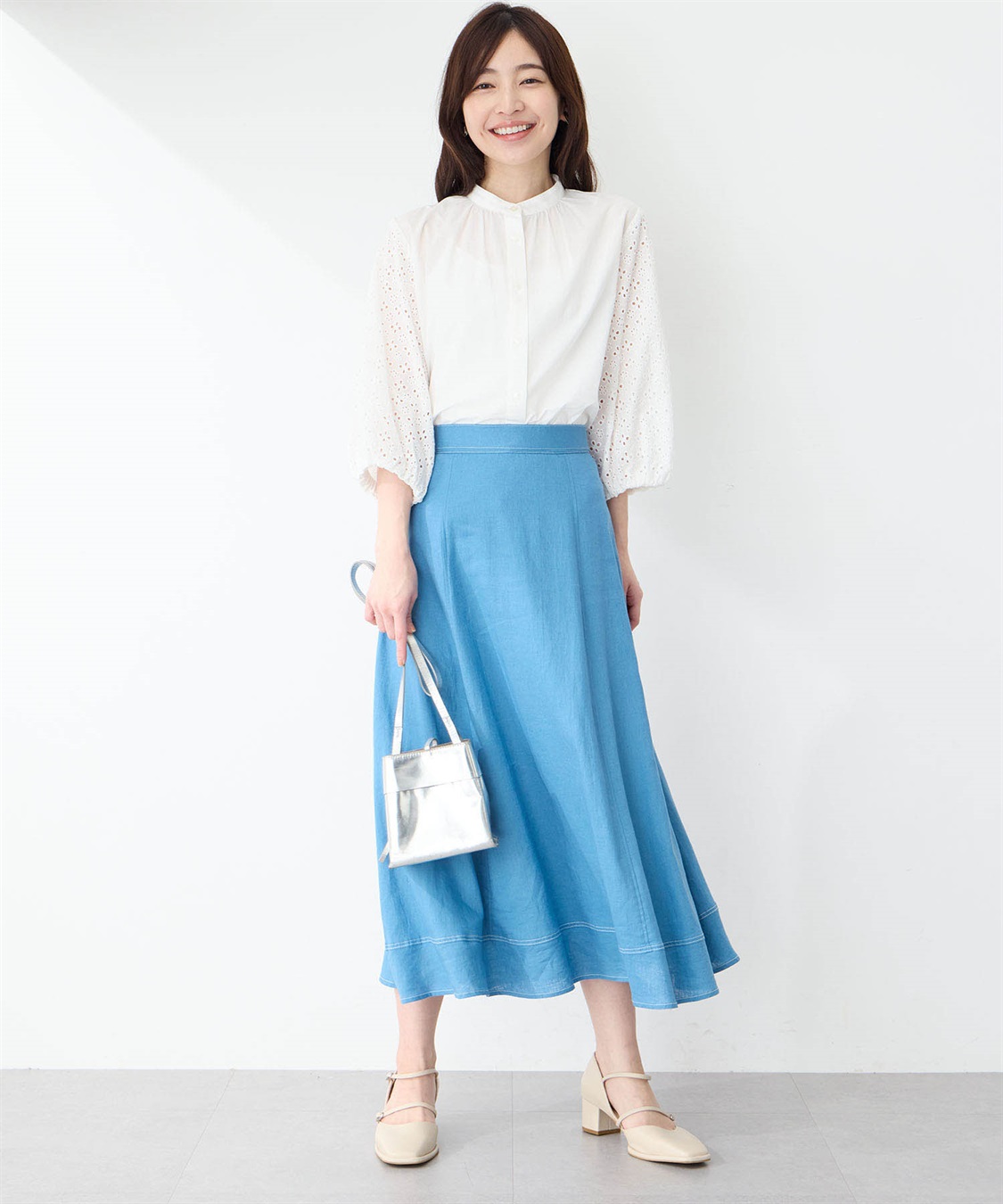 Petit Honfleur レーススリーブブラウス_sub_13