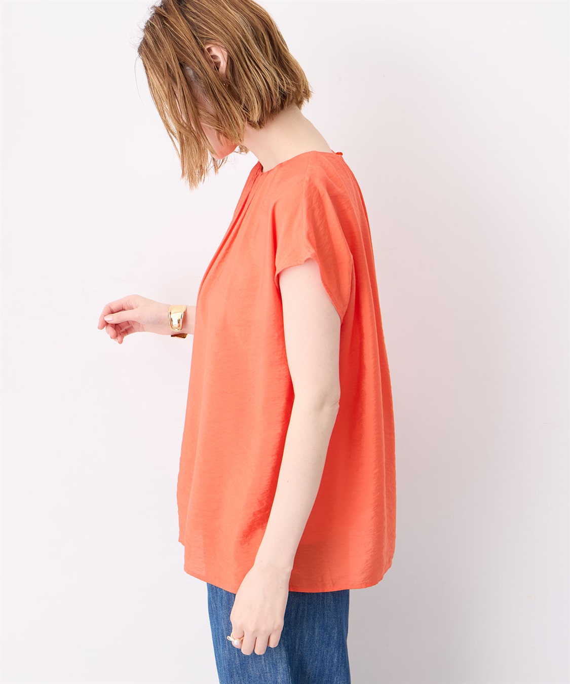 Petit Honfleur ギャザーブラウス_sub_2