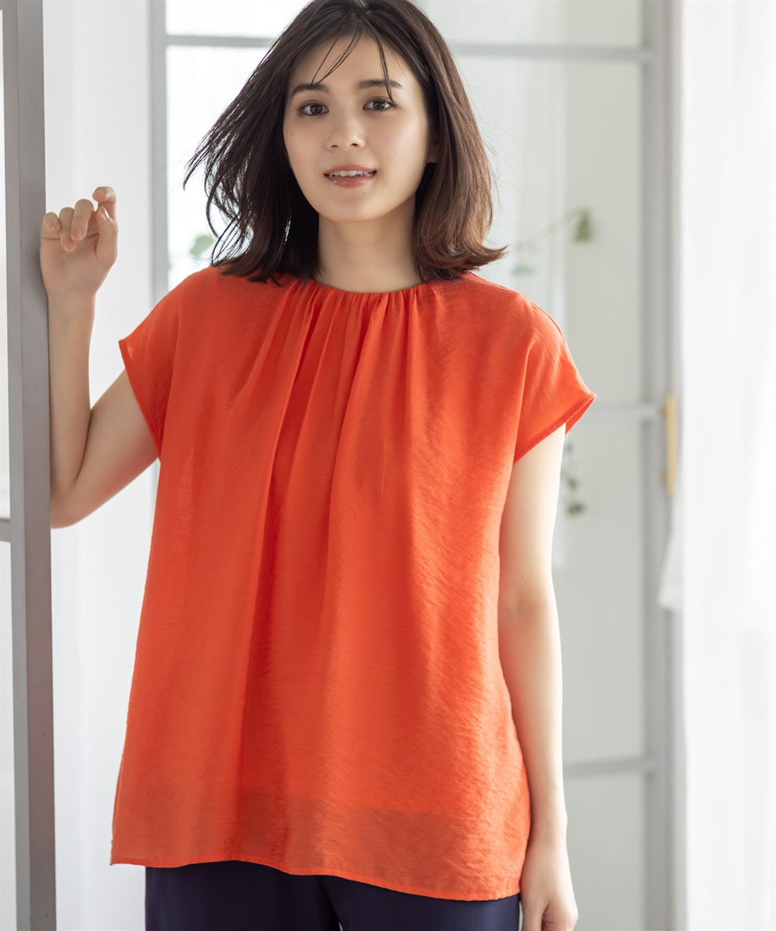 Petit Honfleur ギャザーブラウス_sub_10