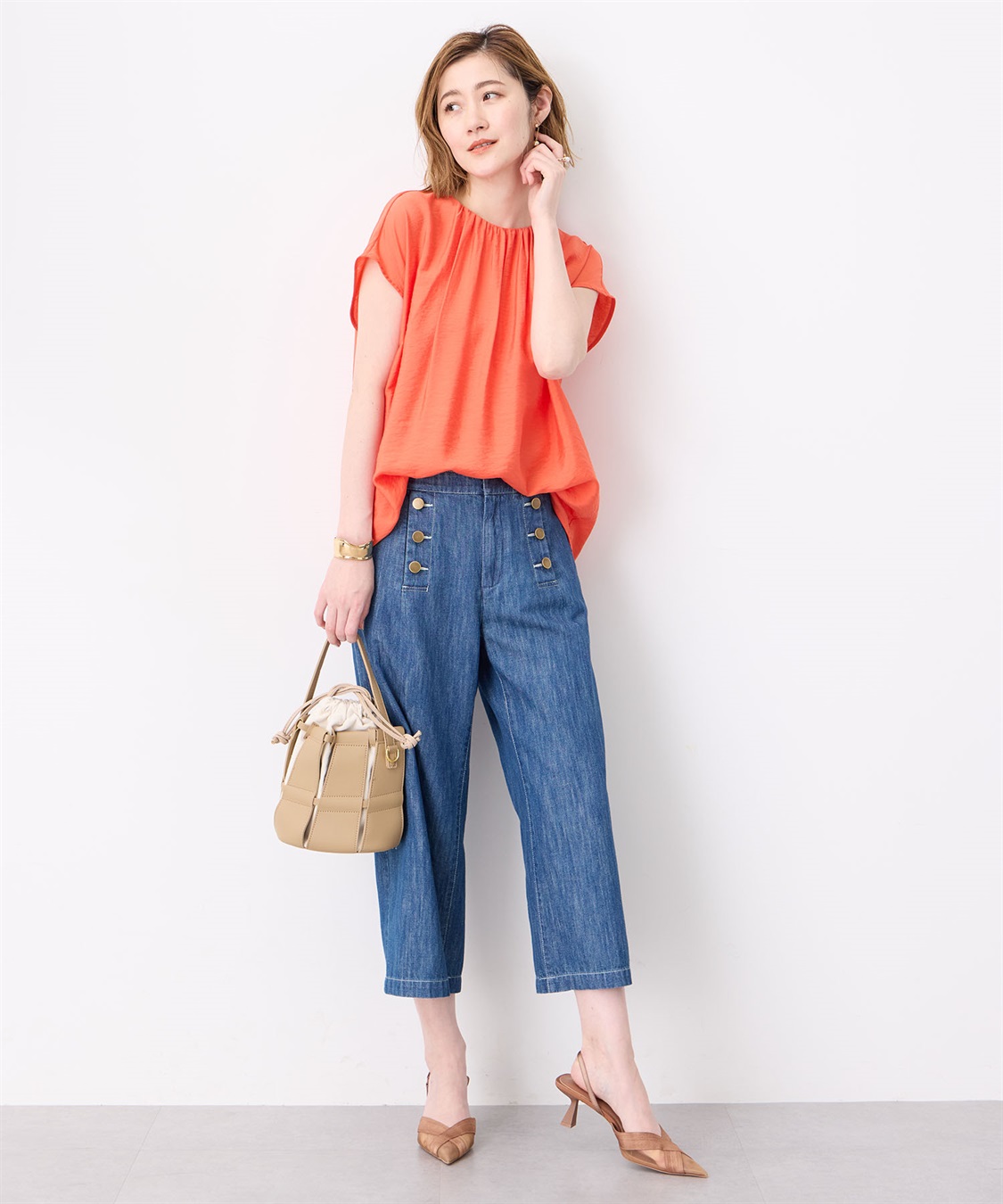 Petit Honfleur ギャザーブラウス_sub_16