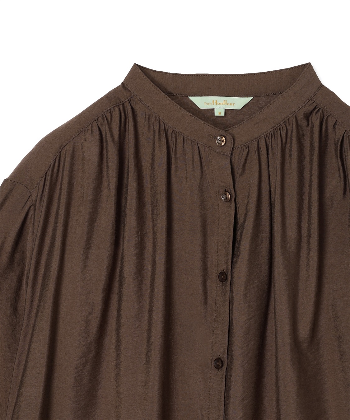 Petit Honfleur バンドカラーブラウス_sub_13