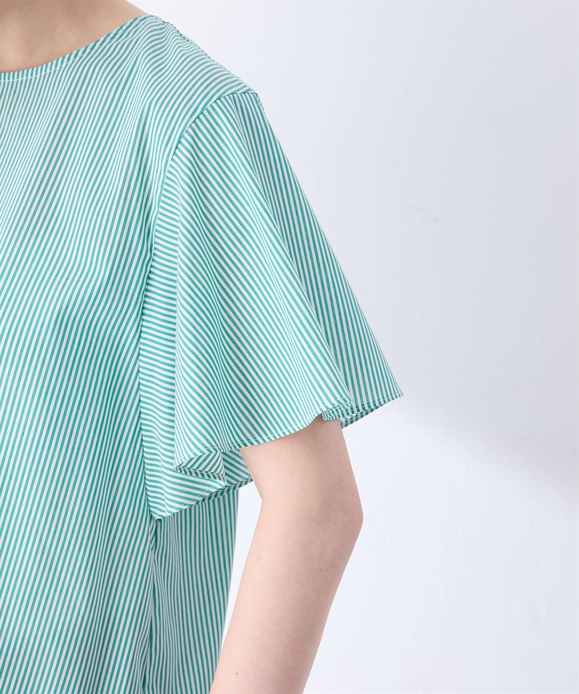 Petit Honfleur ストライプフレアスリーブブラウス_sub_18