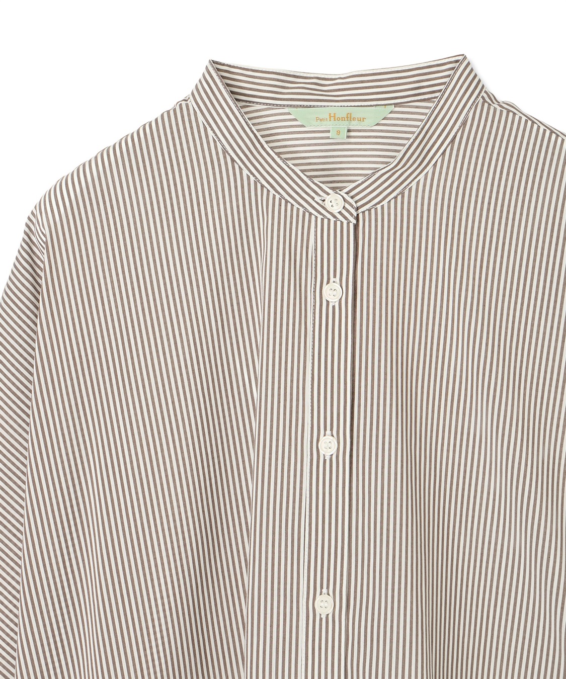 Petit Honfleur ストライプドルマンスリーブシャツ_sub_21