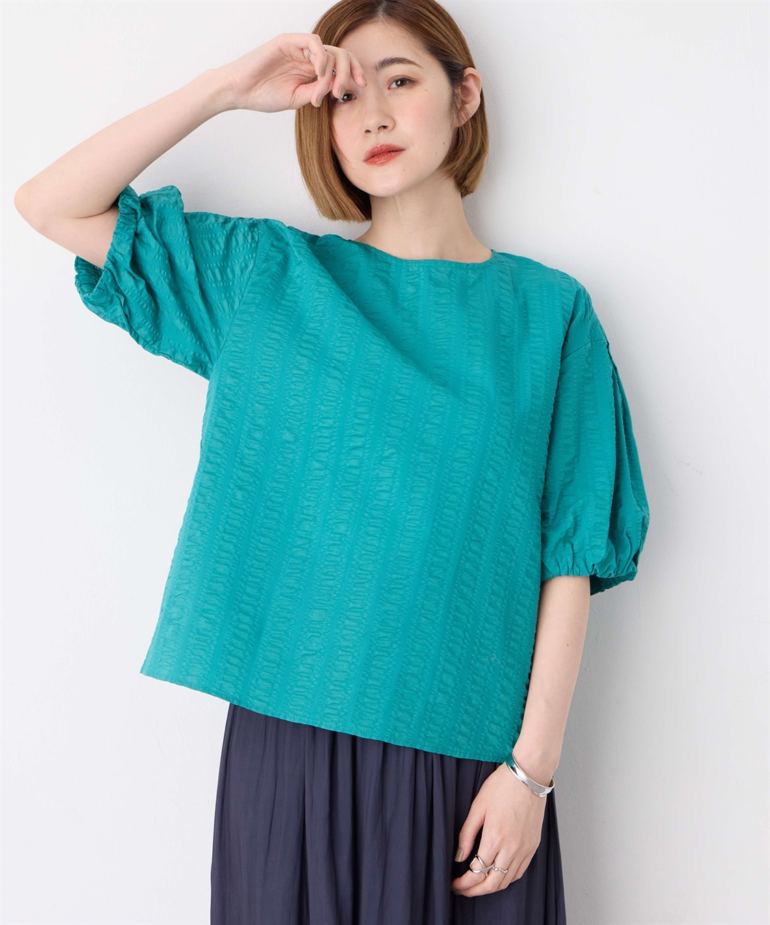 Petit Honfleur バルーンスリーブプルオーバー_sub_6