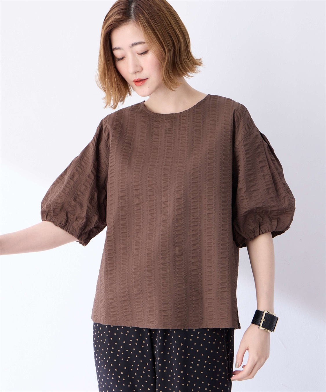 Petit Honfleur バルーンスリーブプルオーバー_sub_7