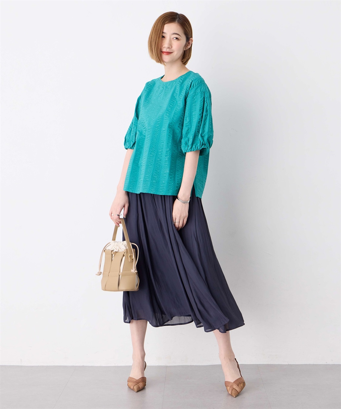 Petit Honfleur バルーンスリーブプルオーバー_sub_12