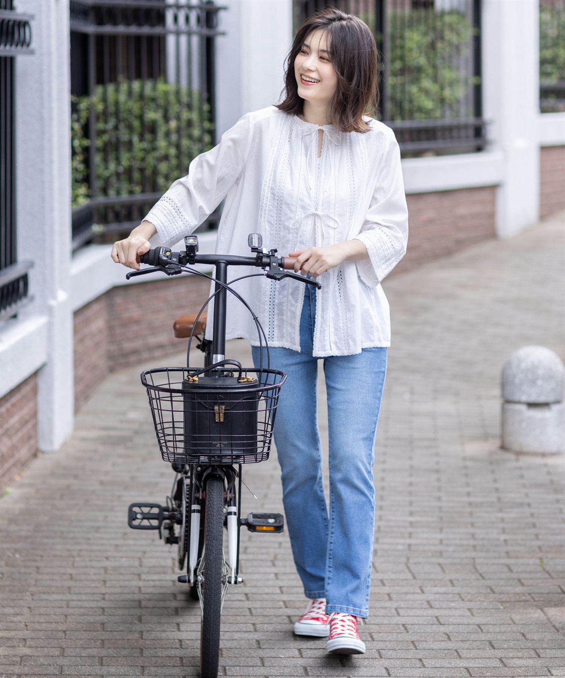 Petit Honfleur レース羽織りブラウス_sub_2