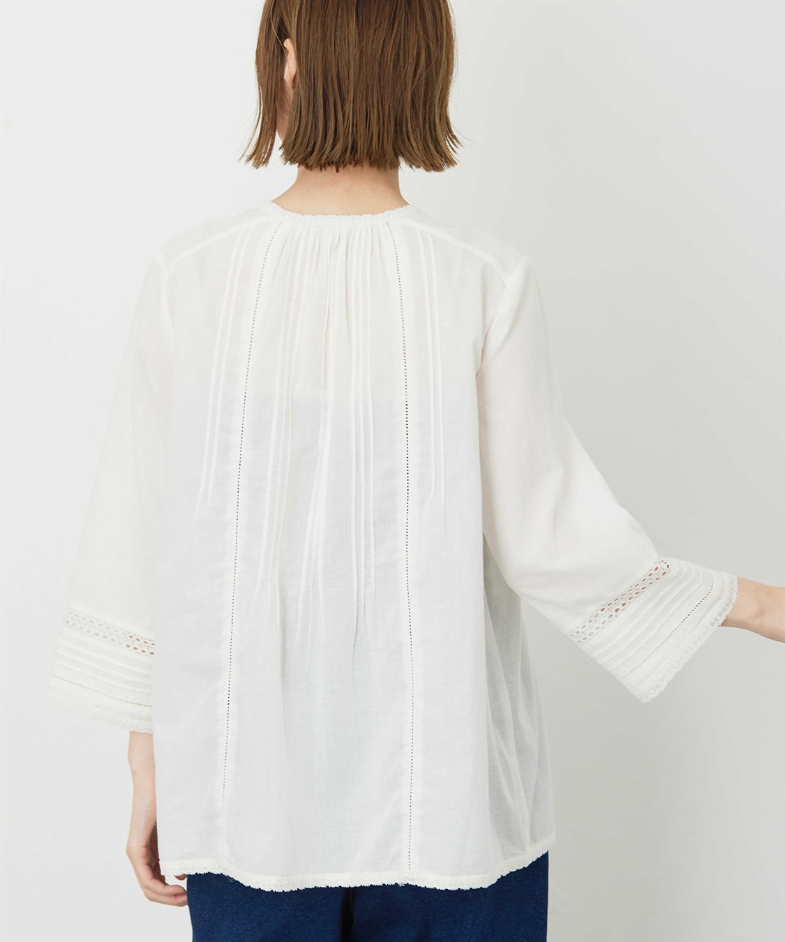 Petit Honfleur レース羽織りブラウス_sub_7