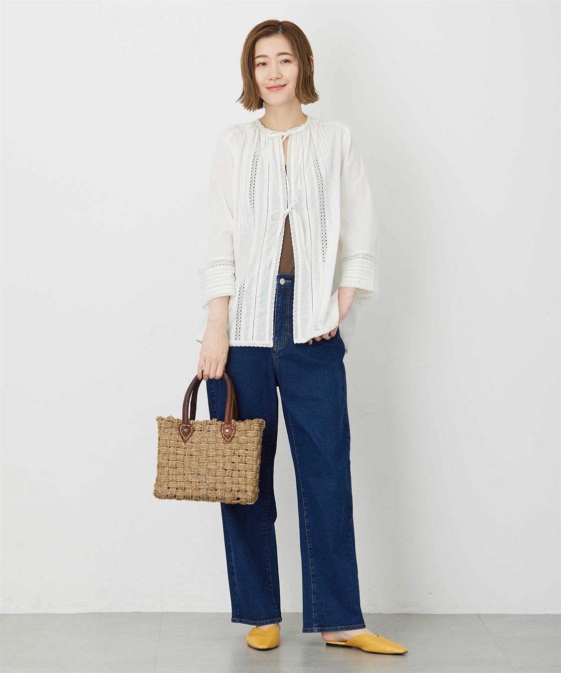 Petit Honfleur レース羽織りブラウス_sub_14