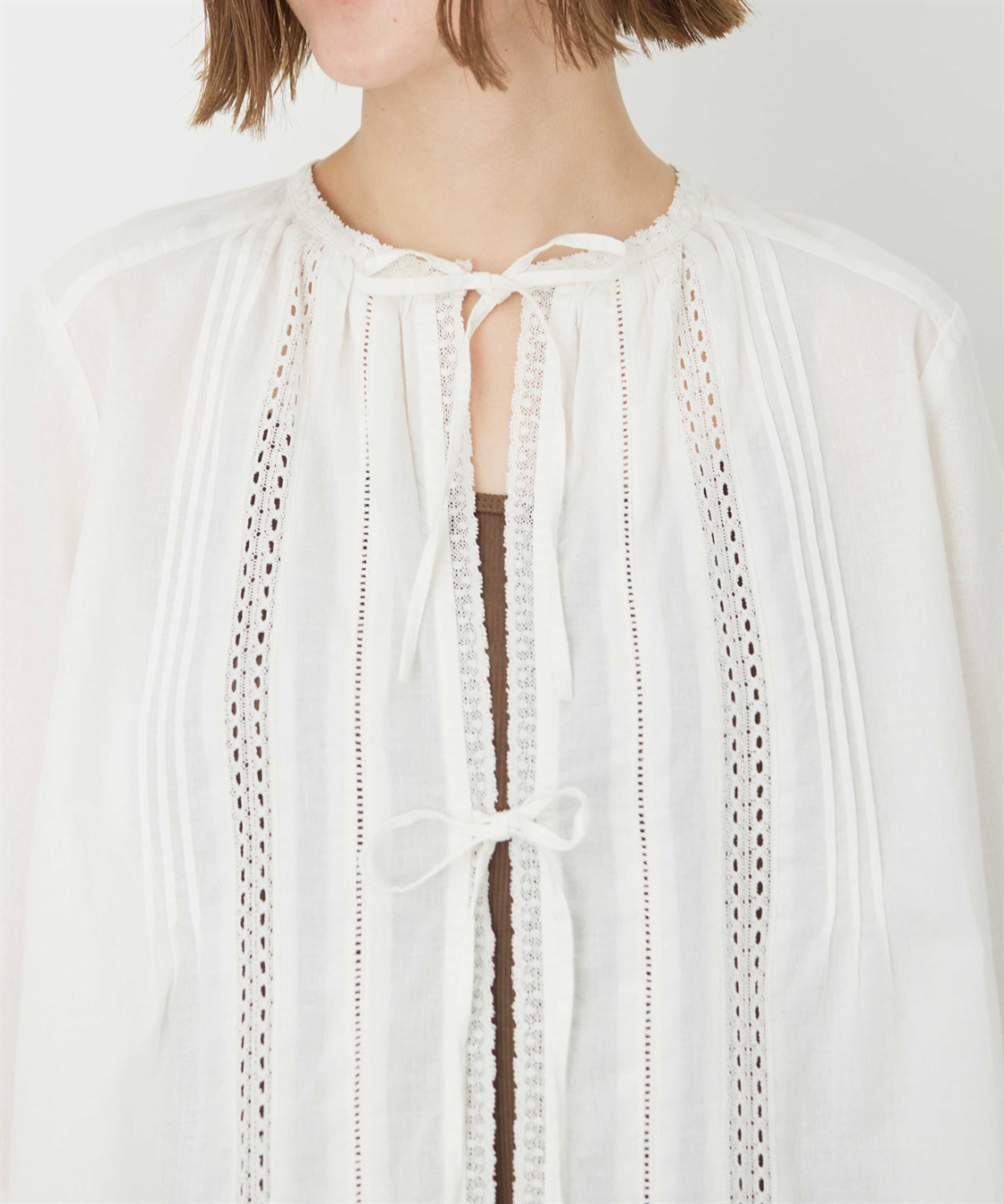 Petit Honfleur レース羽織りブラウス_sub_16