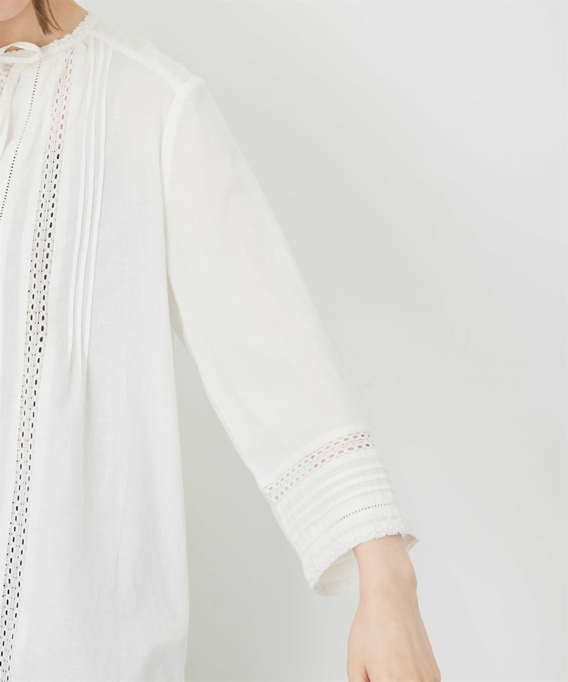 Petit Honfleur レース羽織りブラウス_sub_17