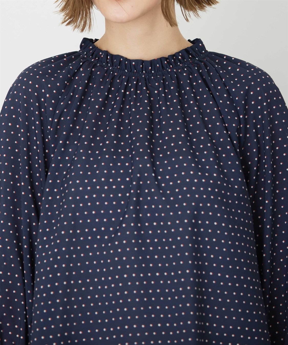 Petit Honfleur アパシュプリントブラウス_sub_18