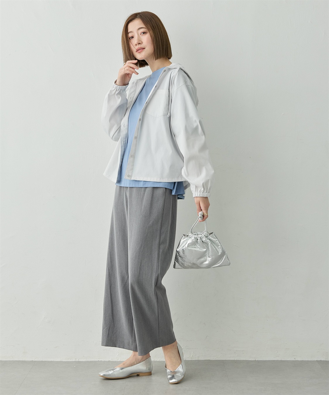 Petit Honfleur フード付きドロストシャツ_sub_15