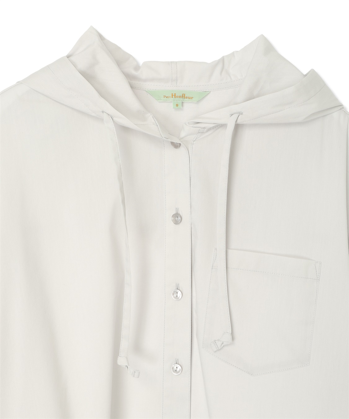 Petit Honfleur フード付きドロストシャツ_sub_22