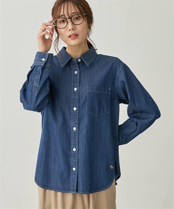 Petit Honfleur 襟付きデニムシャツ_subthumb_8