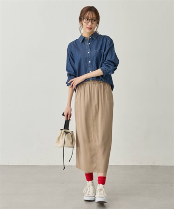 Petit Honfleur 襟付きデニムシャツ_subthumb_9