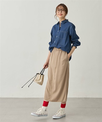 Petit Honfleur 襟付きデニムシャツ_subthumb_10