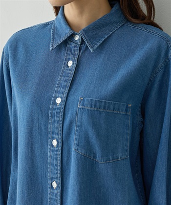 Petit Honfleur 襟付きデニムシャツ_subthumb_13